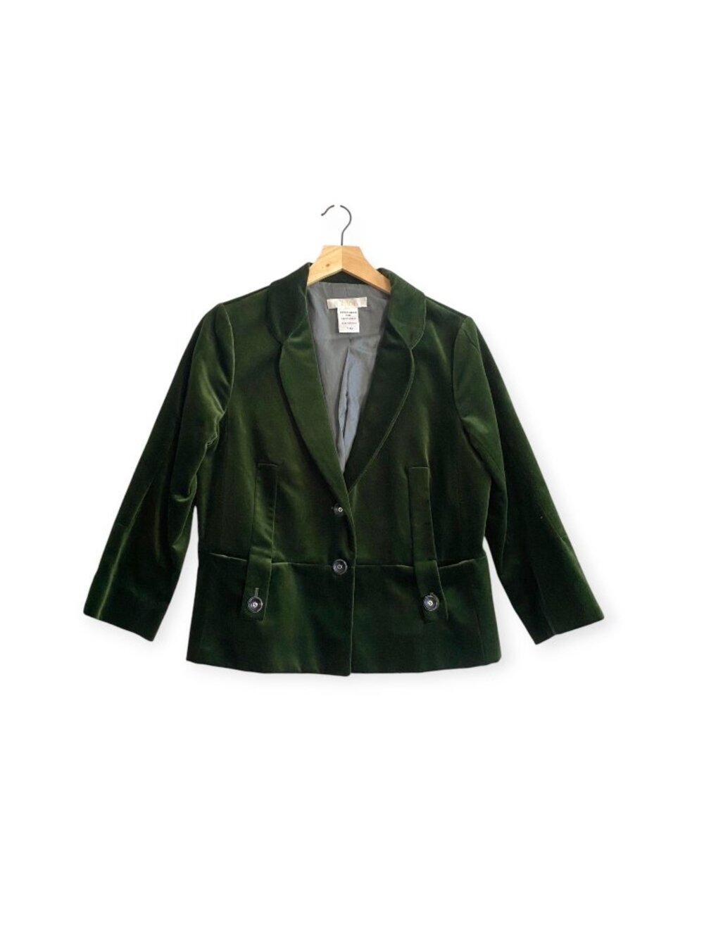 Chloé Velvet Green Cropped Jacket | FW2008 | Made in France original tags